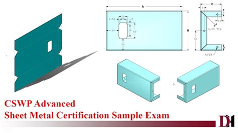 308r sheet metal challenge exam|sheet metal worker 308 study material.